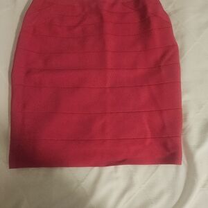 Bebe Elegant Red Women's Skirt